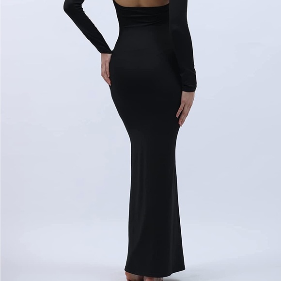 Black Cutout Maxi Dress Size Small - Picture 5 of 12